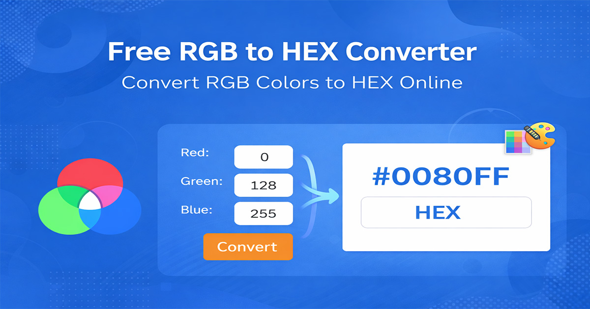 Free RGB to HEX Converter Online | Color Code Tool - Creative Tools Web